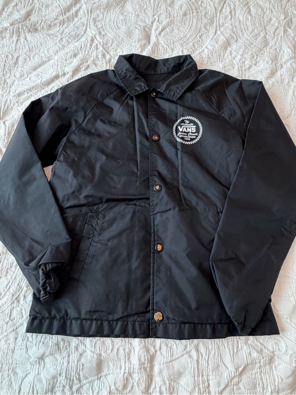2 for$6✨Vans Kids' Black Torrey Windbreaker Jacket Size S (Age 8)